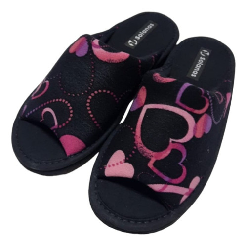 Pantufla Solanas Corazones Algodón 