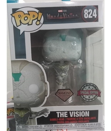 Funko Pop The Vision 824 Diamond Glitter Marvel Wandavision