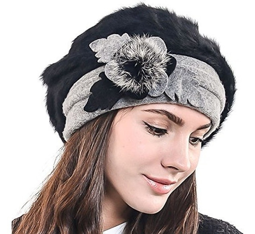 Boina Francesa Para Mujer Boina De Lana Gorro Chic De Invier