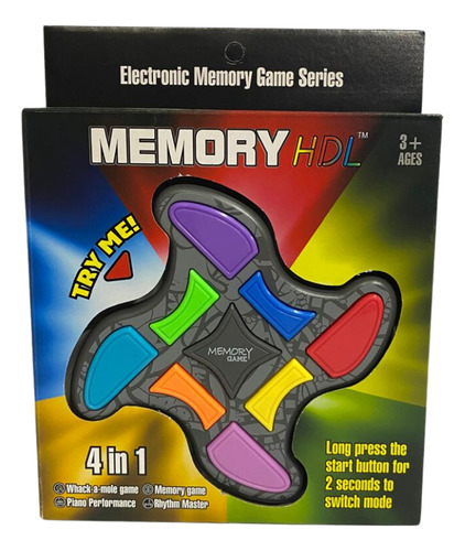 Juego Con Luz Y Sonido 4 En 1 De Memoria