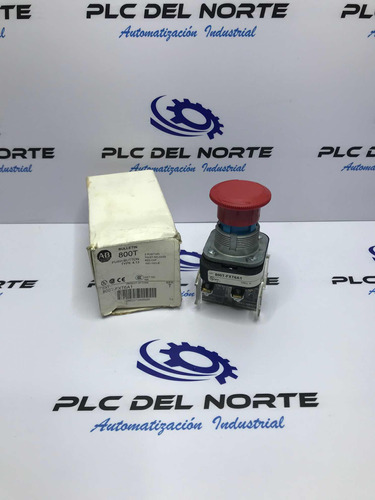 Allen Bradley 800t-fxt6a1 Boton Paro De Emergencia New