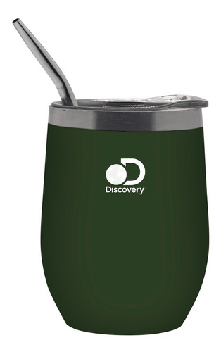 Mate Discovery Acero Inoxidable Tapa + Bombilla De Regalo