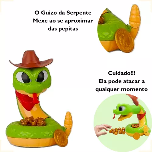 Jogo Tesouro Da Serpente Cobrinha - Pegue O Ouro - Zoop - Zoop