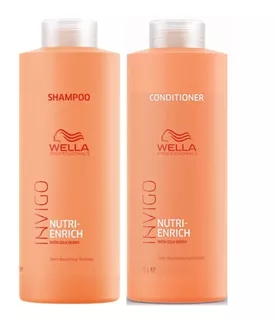 Shampoo 1000ml + Acondicionador Wella Invigo Nutri Enrich