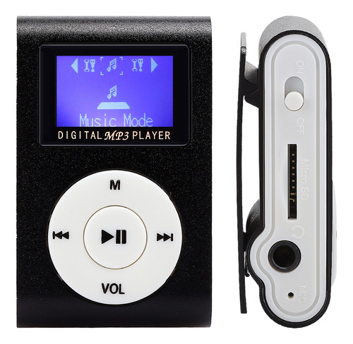 Mini Reproductor De Música Mp3 Portátil Con Pantalla Lcd De