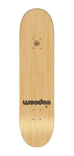 Imagen 2 de 2 de Tabla De Skate Woodoo Bh Araña-negro