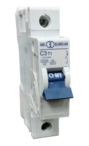Interruptor Automático 1x3a Curva C Marca Abl Sursum