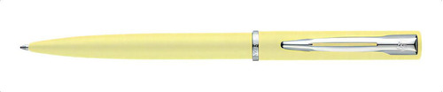 Boligrafo Waterman Allure Amarillo Pastel Color De La Tinta Azul