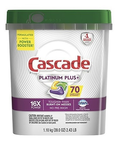 Cascade Platino Actionpacs Detergente Lavaplatos De Aroma Fr