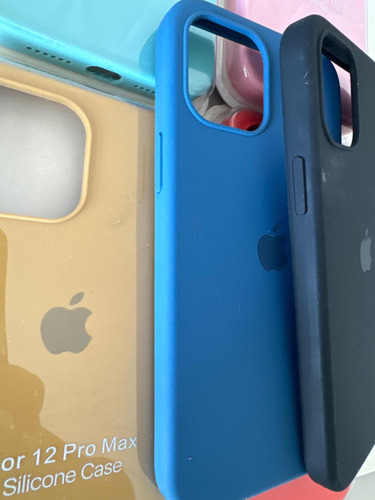 Capa Case Silicone Maçã Veludo Iphonex Ao 13 Pro Max