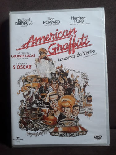 Dvd American Graffiti - Loucuras De Verão - Lacrado Original