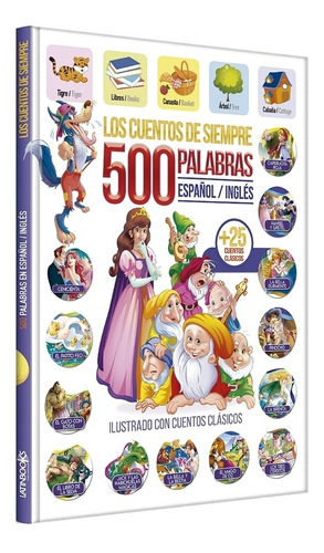 Libro 500 Palabras - Cuentos De Siempre - Español/ingles