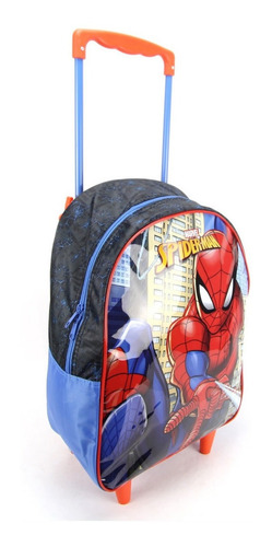 Imagem 4 de 10 de Mochila De Rodinha Homem Aranha Com Lancheira Xeryus 10660
