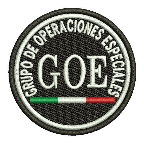 Parche Bordado Goe Operaciones Especiales Con V-lcro Ganchos