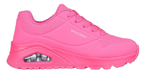 Tenis Skechers Street Uno Gen1 Neon Glow Fiusha 22/27