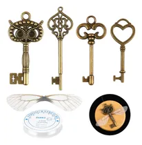 Comprar 30 Pcs Vintage Skeleton Keys Flying Keys Charms With 30