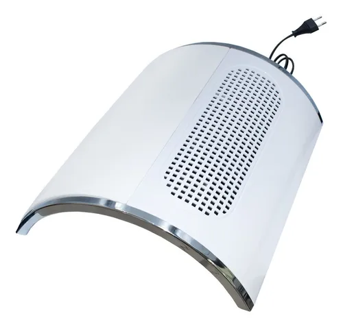 Coletor Sugador Aspirador Pó Unhas Gel Acrigel Nail Cor Branco Bi...