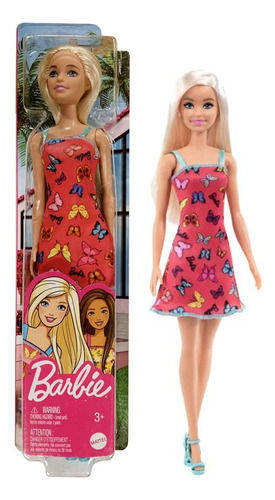 Boneca Barbie Fashion And Beauty - Loira / Verm - Mattel