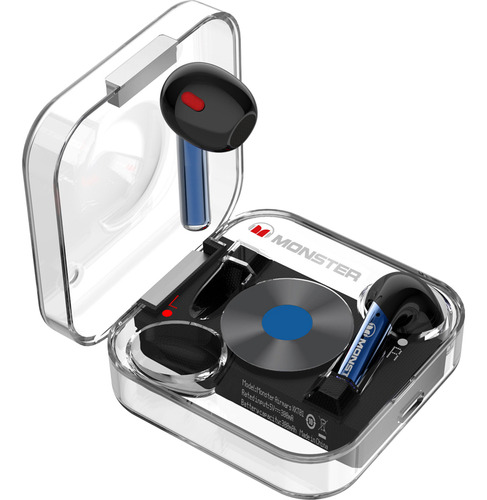 Monster XKT01 auriculares intrauditivos Bluetooth inalámbricos para juegos deportivos Bluetooth 5.2 azul