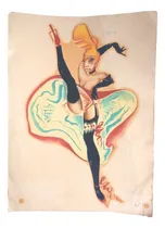 Comprar Calcomanía Bailarina De Can Can Año 1950 Chicago Ee.uu.