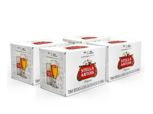 Cerveza Stella Artois X24 Latas - mL a $18