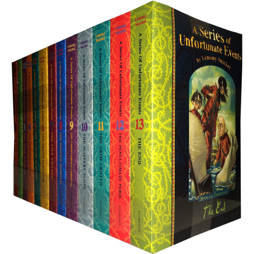 Book : A Series Of Unfortunate Events Lemony Snicket 13...