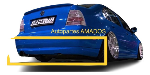 Kit Lip Faldon Jetta Mk4 A4 50 Aniversario Gli Plastico 