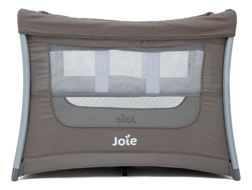 Cuna Joie Illusion Nickel Con Cambiador Color Gris Diseño de la tela Gris
