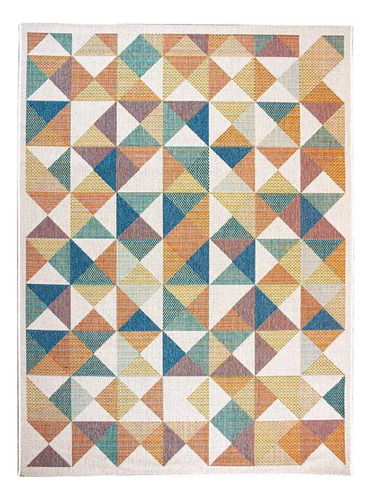 Tapete Sisal Aurora 04 Colorido 1,00x1,40m - Edantex