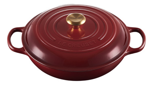 Caçarola Le Creuset Buffet Signature 30cm Vermelho Rhone