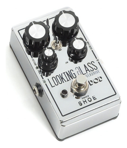 Pedal De Efecto Overdrive Clase A Para Guitarra Looking Glas Color Blanco