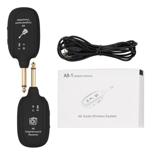 Transmissor E Receptor Sem Fio Para Guitarra Da Frequência