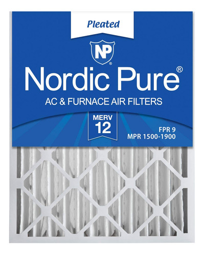Nordic Pure 16x24x4  3-5/8 Profundidad Real  Merv 10 Plisado