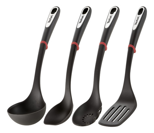 Set 4 Utensilios Cocina Negros, Métrico