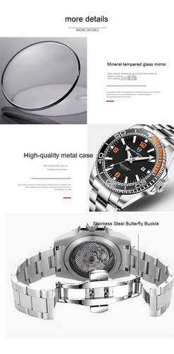 Reloj Impermeable Luminoso De Alta Calidad Para Hombre