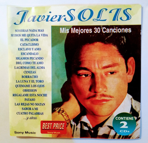 Javier Solís Álbum Con 2 Cd Nuevos Mis Mejores 30canciones