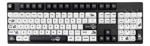 109 Chaves Personalizadas Kungfu Panda Key Cap Pbt Dye Subbe