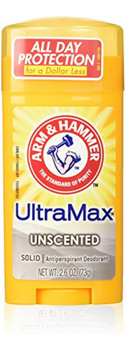 Arm & Hammer, Ultramax Desodorante Antitranspirante, Sólido,