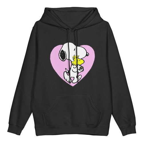 Sudadera Con Gorro Snoopy Woodstock Love Amor Corazon Token