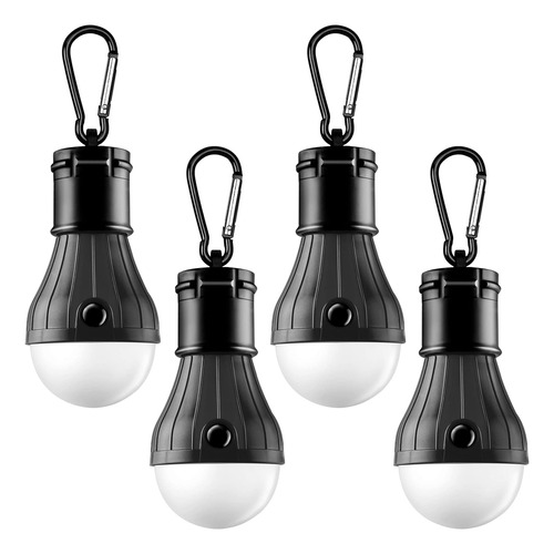 Lámpara De Tienda Portátil Led, 4 Paquetes Gancho, Lu...