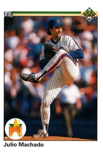 Mlb Julio Machado / Mets De Nueva York  Upper Deck Rookie 90