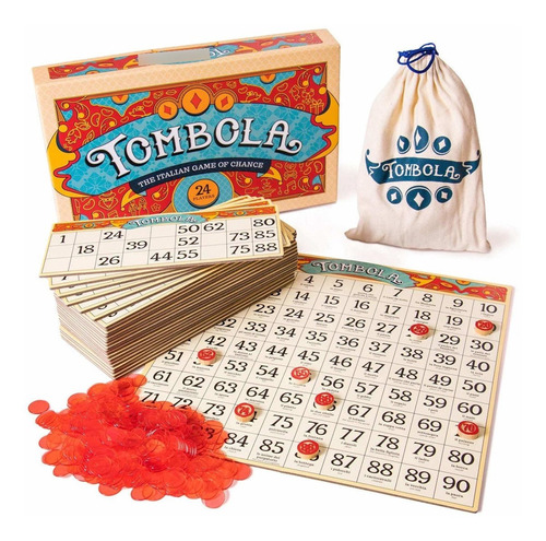 Bingo Tombola - Juego De Mesa De | El Juego Italiano De Jhx