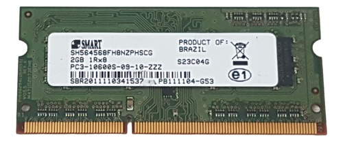 Memória 2gb Ddr3 1.5v 1333mhz Sh564568fh8nzphscg P/ Notebook