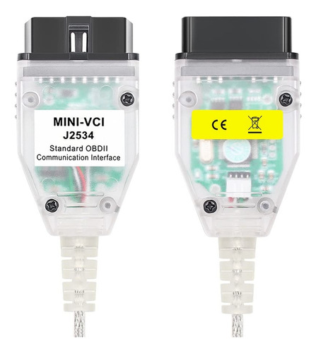 Cable Mini Vci J2534 Adaptador Escaner Conector Obd2 Para Xp