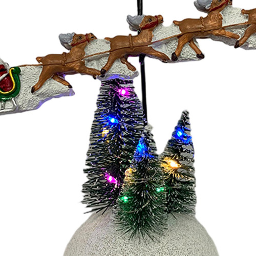 Estatuilla De Trineo Navideño, Adornos Navideños Bonitos
