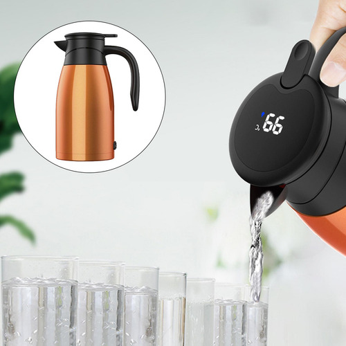 Hervidor De Agua Para Coche De 12v, Taza De Naranja