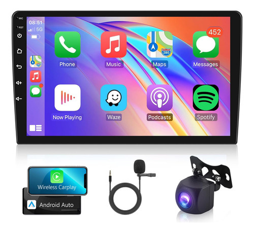 Autoestéreo De 9 In 2+32g C/android/wifi/din Doble/carplay