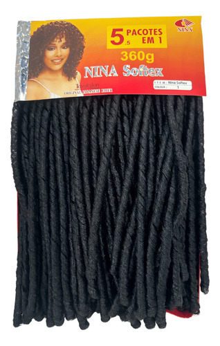 Cabelo Crochet Nina Softex 5 Em 1 Com 360g Original