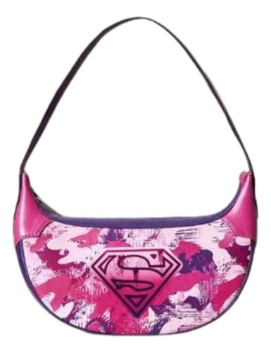 Cartera Baguette Bag Importada Shein Superman Dc Ecocuero