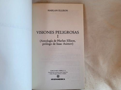 Imagen 4 de 9 de Visiones Peligrosas 3 T Antologia Harlan Ellison Prol Asimov